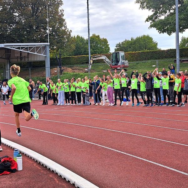 La Ola bei der abschließenden Staffel