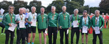 Das Team der LAG Obere Murg gewinnt bei der M70 den dritten Platz.