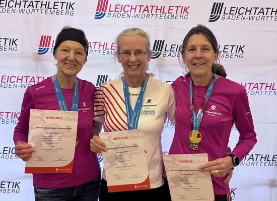 Laufteam SV Oberkollbach punktet bei den BaWü-Halbmarathonmeisterschaften in Filderstadt