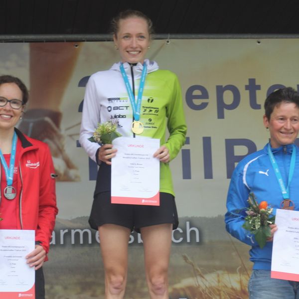 Die drei schnellsten Frauen.