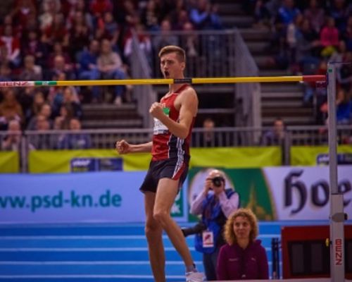 Hochsprung-Europameister Mateusz Przybylko kommt zum Indoor Meeting Karlsruhe