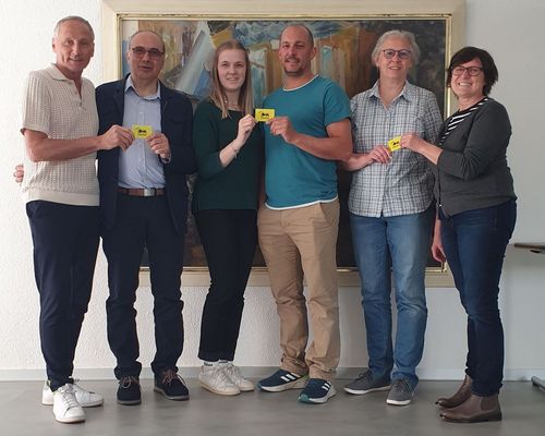 Stolzes Team – starker Moment!